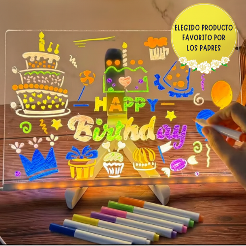Tablero Led Niños | LumiDoodle™